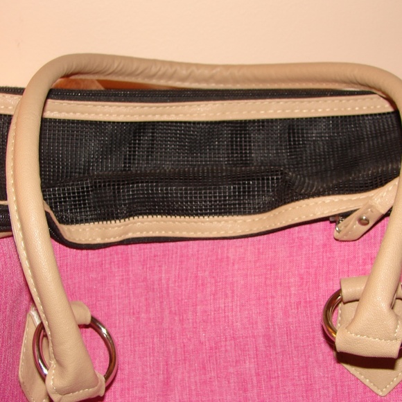 "H-27''Pet Purse & Handbag Pink carrier - Picture 3 of 5